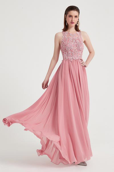 eDressit Sexy Sleeves Roud Neck Embroidery Party Evening Dress (02203001)