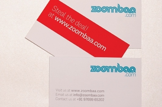 Behance Network :: Project Editor #red #branding #business #card #india #design #graphic #bombay #zoombaa #blue