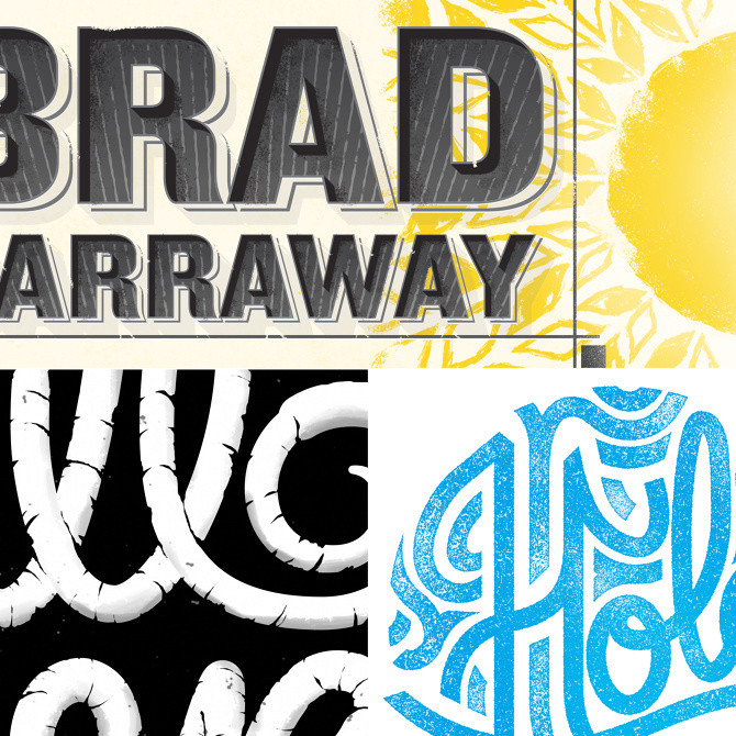 Type, typography, lettering, calligraphy
