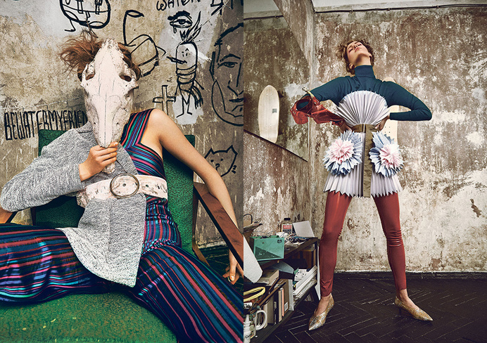 Photography by Evgeniy Kuznetsov, fashion by Nike Shabashova