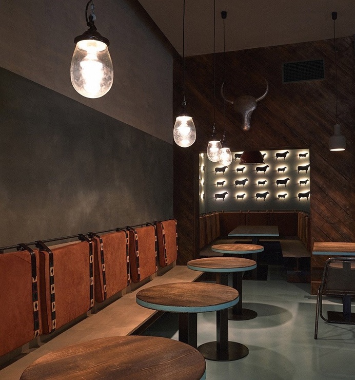 gran fierro argentinian restaurant prague meat food beautiful design interior industrial designer modern inspiration by mindsparklemag www.m