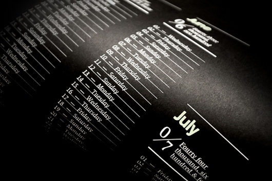 Mash Creative 2011 calendar | Identity Designed #print #design #graphic #minimal #poster