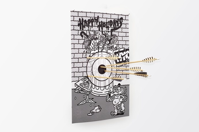 Nike Holiday 2014 target poster by High Tide NYC and Jiro Bevis #arrows #nike #illustration #poster