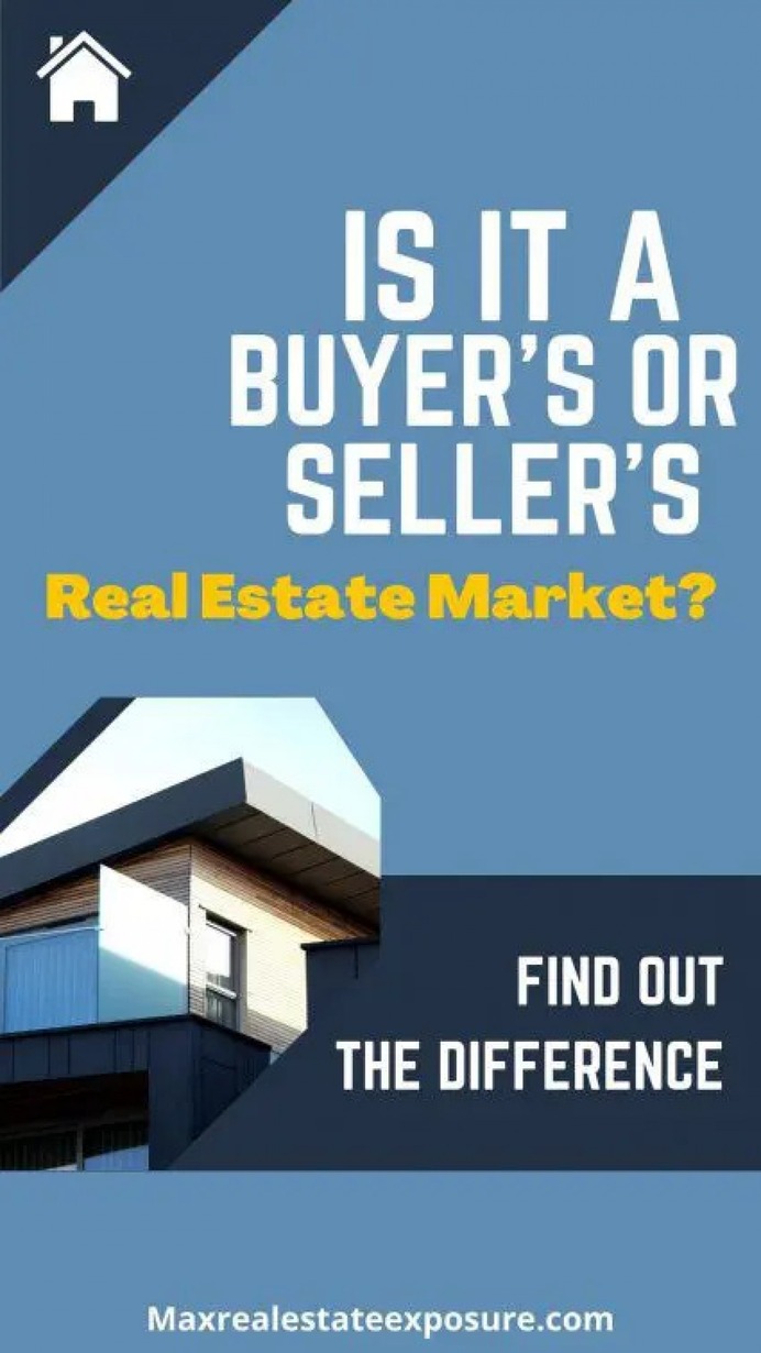 How Do You Know if it is a Buyers or Sellers Real Estate Market Infographic