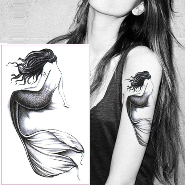 tattoo ideas, mermaid tattoo, sleeve tattoos, sleeve, and tattoos image  inspiration on Designspiration