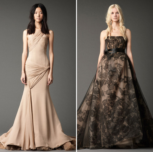 Black & Ivory: Vera Wang + MaeMae Paperie #fashion #dress
