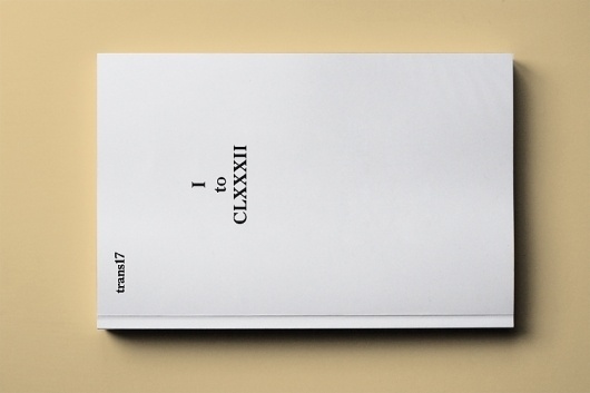 Trans 17, ten different covers | Studio Reizundrisiko, Contemporary Graphic Design, Switzerland #same #content #ten #10 #different #covers #cover #architecture