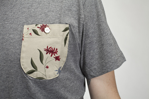 IMG_9611 #floral #pocket #shirt #tee #grey