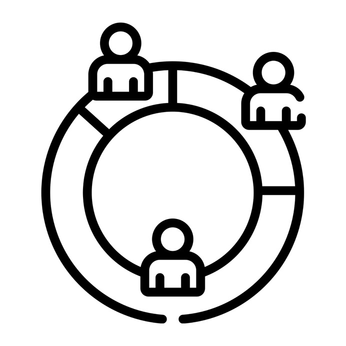 See more icon inspiration related to business and finance, elections, stats, graphical, pie chart, marketing, statistics and people on Flaticon.