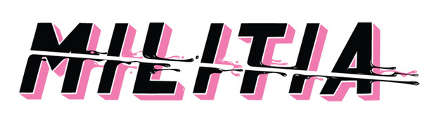 Strawberry Militia | In Full Effect #font #lettering #pink #slime #shot