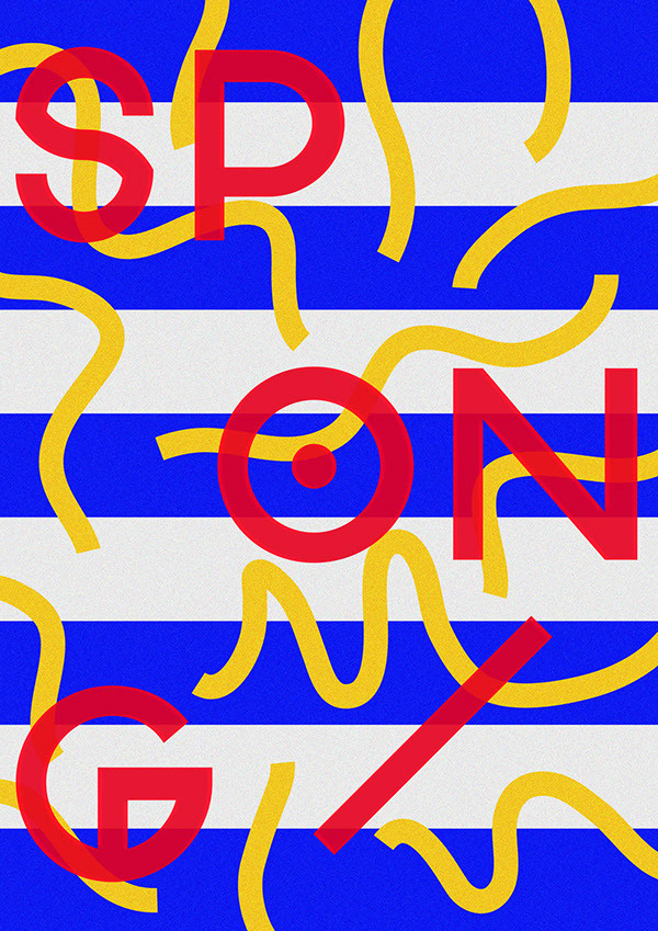 Brochure design idea #392: Roccia Typeface on Behance #yellow #polkadot #typeface #future #uv #red #white #business #color #...