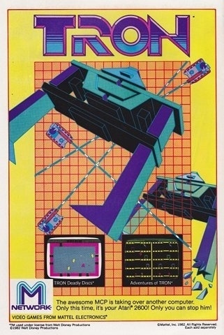 FFFFOUND! | All sizes | Tron for Atari 2600 by M Network (1982) | Flickr - Photo Sharing! #movie #poster #tron