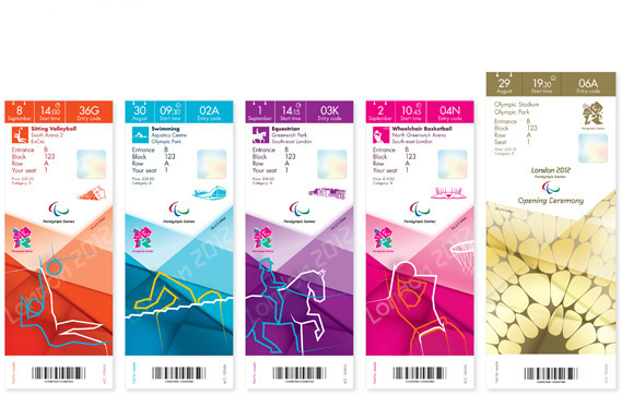Creative Review Olympics ticket designs revealed #olympic #london #game #ticket