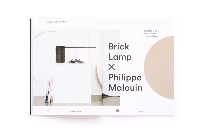 Umbra Shift magazine spread #umbrashift #layout #spread