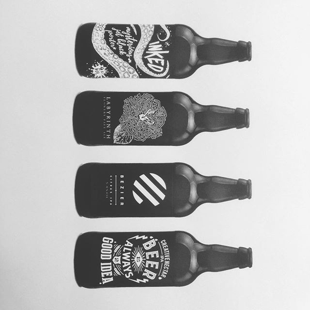 beer bottle designs