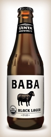Uinta Brewing Co. Label Redesign: BABA « The Tenfold Collective Blog #beer #label