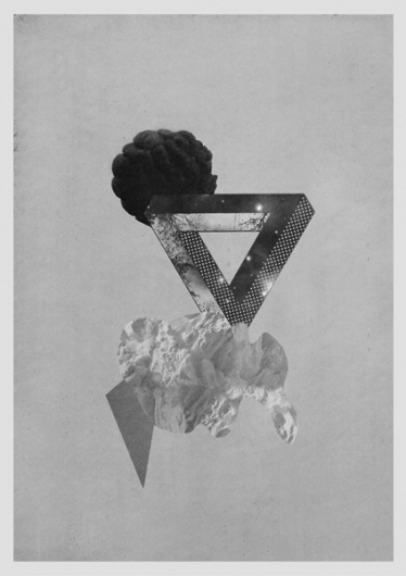 ICE CREAM FOR FREE™ #triangle #geometry #poster #grey