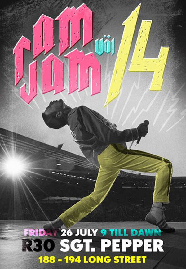 Rouleaux van der Merwe for Ram Jam 14 (Sgt Pepper) #design #psoters #typography