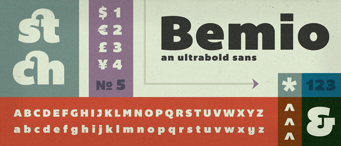 Lost Type Co-op | Bemio Designed by Joe Prince #fonts