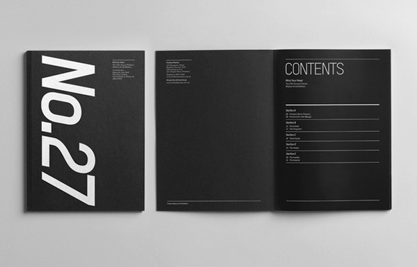 Prahran Mission #white #bold #black #clean #monochrome #and #numbers #brochure