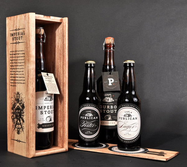 Publican Brewery #beer #design #wood #brews #identity #package #typography