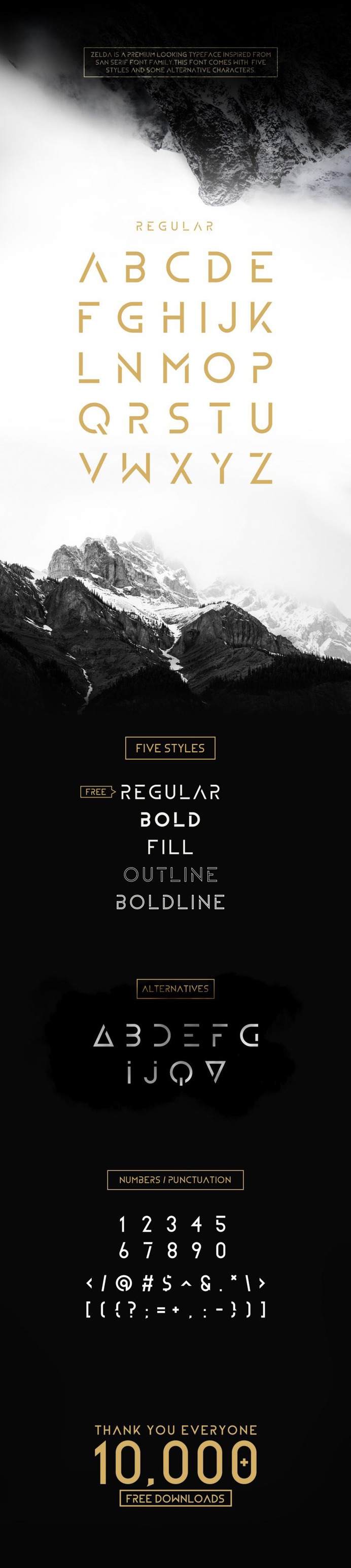 ZELDA | Free Typeface
