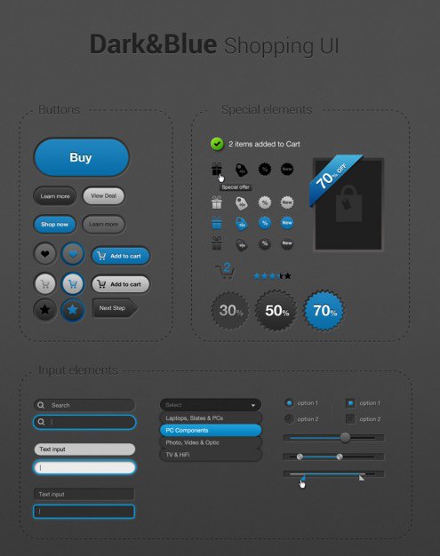 Simple dark&blue shopping icons Free Psd. See more inspiration related to Design, Gift, Button, Tag, Shopping, Icons, Web, Web design, Elements, Ui, Stickers, Shopping cart, Explosion, Design elements, Psd, Cart, Simple, Buy, Gift tag, Web icons, Site, Web elements, Web button, Interface, Web site, Wrap, Push, Angle, Dark blue, Vertical, Push button, Interface design and Wrap angle on Freepik.