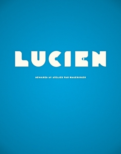 Novo Typo - Lucien #novo #design #typeface #typo #typography