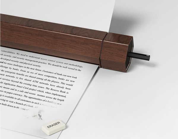 Always wanted to make those little changes to a document after printing it? Well, consider erasing, with pencil printer, you can. #technology #product #design #industrial