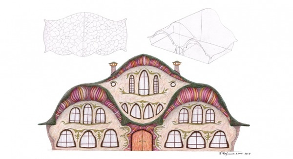 Unique architecture plans a drawing surrealism #drawings #surrealism #mazhlekov #painting #paintings #artist #viktor