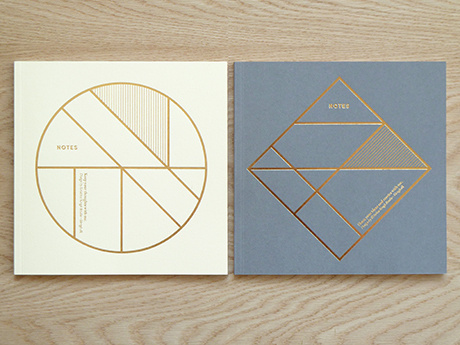 Present&Correct - Foiled Grid Book #geometric