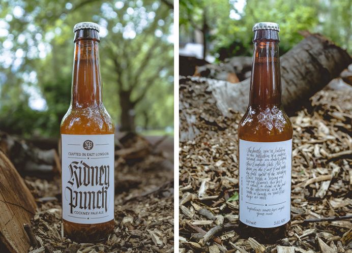 Kidney Punch - Joan Quirós #calligraphy #beer #label #packaging #graphicdesign