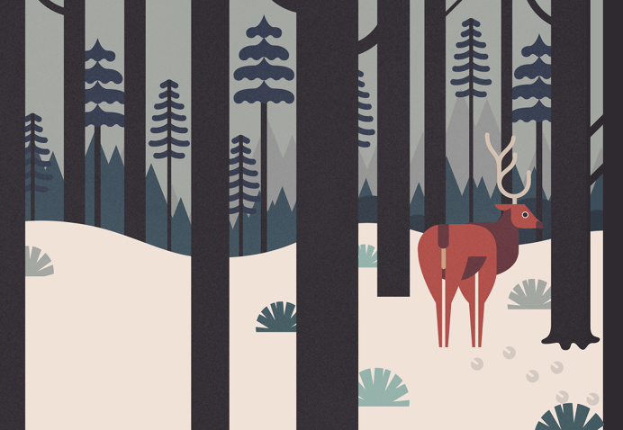 #illustration #deer