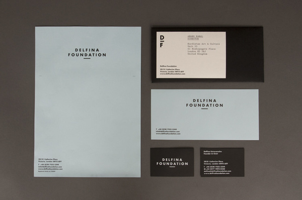 Spin — Delfina Foundation #print #identity #stationery