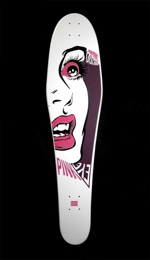 Graphic Discharge #skateboard #silkscreen