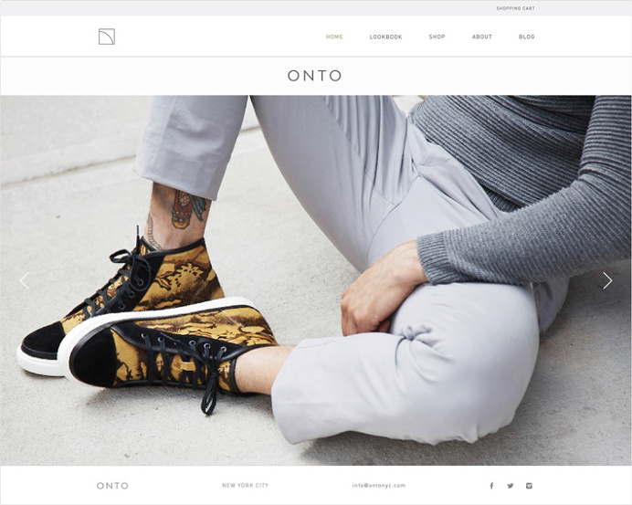 Onto by High Tide #web design #website