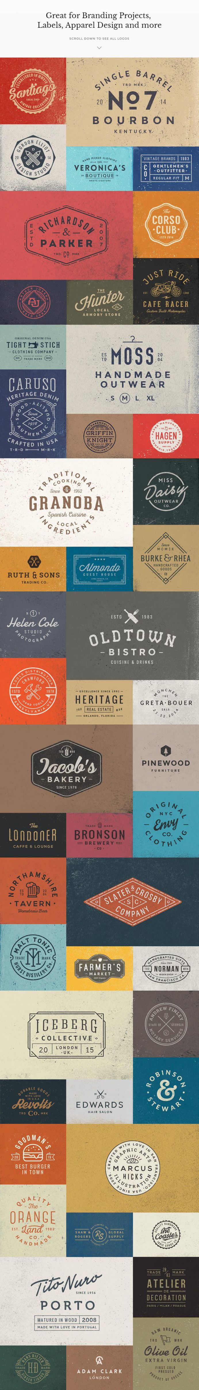 50 Logo Templates Bundle