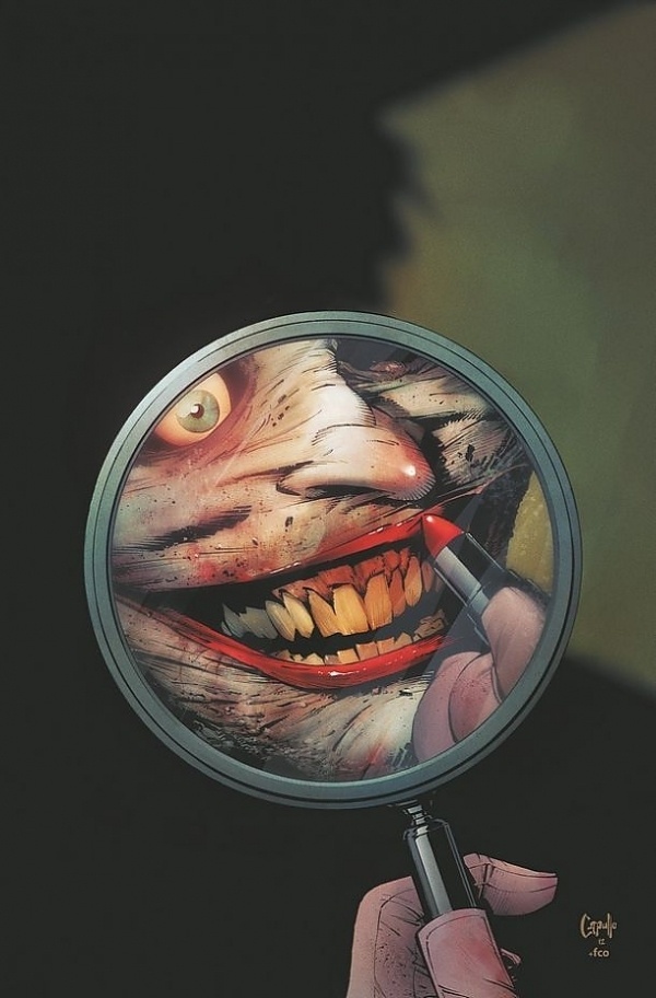 Scott Snyder Talks About the Joker's Brutal Return - IGN #joker #graphic #novel #batman #comic #mirror #smile #face #lipstick