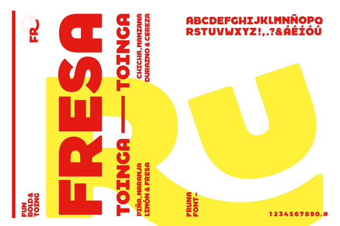 Fruna rebrand by Brandlab #brand #bold #fat #type