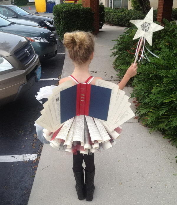 Book Fairy Costume for Girl #fairy #girl #costume #makeup #diy