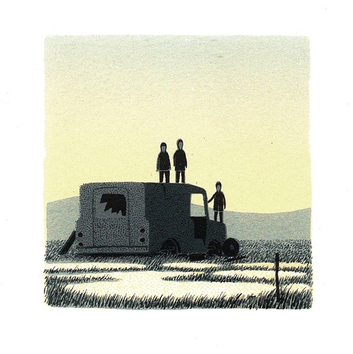 Pebble Island Screenprints : Jon McNaught #landscapes