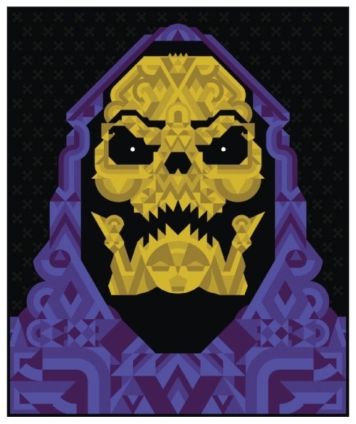 Todd Slater | SKELETOR #skeletor #print #retro #illustration #80s