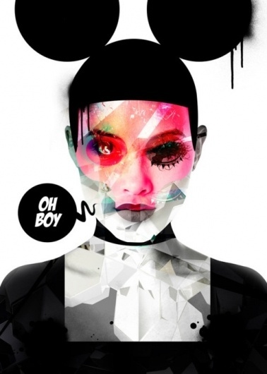 Designerd at Work #woman #design #illustration #photography #poster