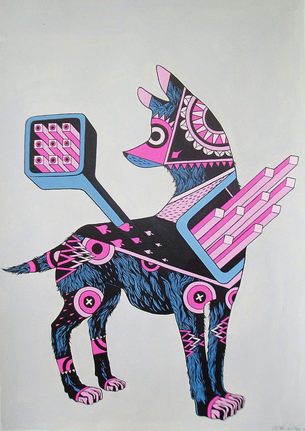 http://www.juxtapoz.com/images/stories/dog2.jpg #illustration #dog
