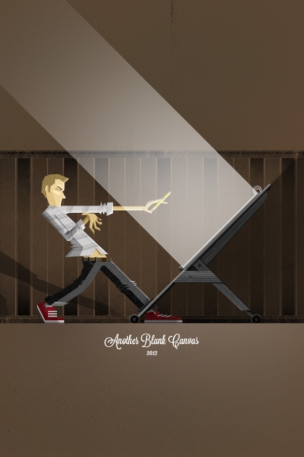To Resolve Project by Rick Murphy #vector #white #illustration #poster #canvas
