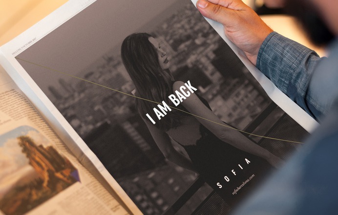 Advertising for Sofia's hotel, Barcelona. morillas branding on Behance
