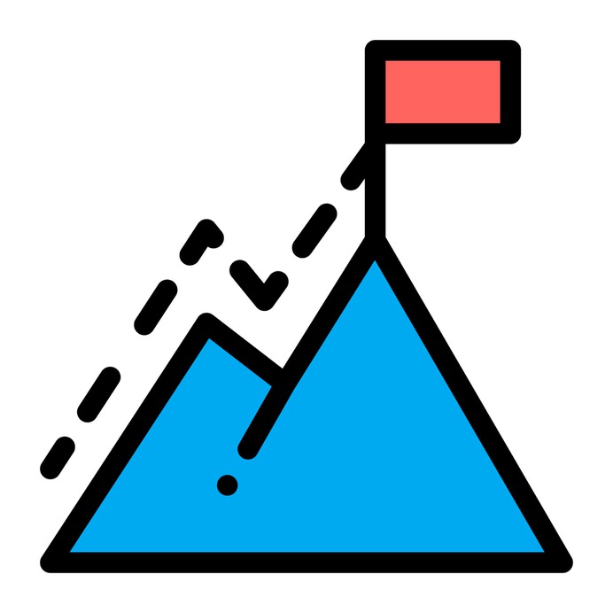 See more icon inspiration related to mission, flag, mountain, business and finance, sports and competition, achievement, stats, goal, statistic, winner, flags, landscape, mountains and nature on Flaticon.