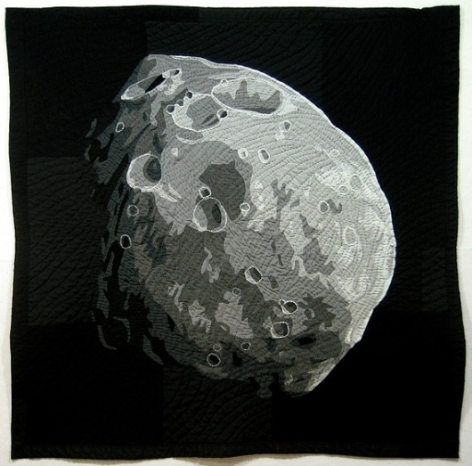 Phobos V2 by stellarquilts on Etsy #quilted #handmade #asteroid #moon