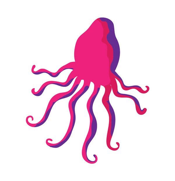 ACUARIO INBURSA - ICONOGRAFÍA on Behance #draw #illustration #octopus