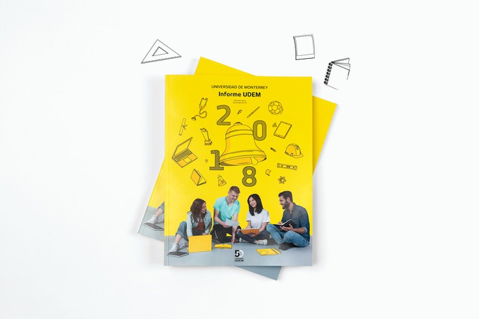 Annual Report UDEM 2018 on Behance